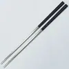 Palillos Espesos de Acero Inoxidable 304L con Recubrimiento de Color, Vajilla Doméstica, Palillos para Restaurante Comercial, Palillos Individuales para Adultos, Acero Inoxidable