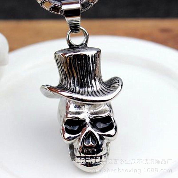 ghost head necklace