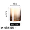 Recipiente para cera de té, vela transparente para una hora, taza, frasco para vela de aromaterapia, taza vacía, recipiente casero, taza redonda, botella, candelabro
