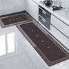 Tapete de Piso Absorbente de Tierra de Diatomeas para Cocina, No Limpiar, Tapete para Pies Resistente a las Manchas, Tapete Suave Absorbente de Aceite, Alfombra Larga Antideslizante, Tapete de Piso Antideslizante