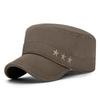 Sombrero para Hombre Nuevo Primavera y Otoño Estilo Coreano Algodón Casual Bordado Parasol Cuatro Estaciones Exterior Protector Solar Gorra Plana