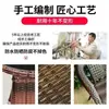 Juego de Tres Piezas de Silla de Ratán con Mesa de Té para Uso Doméstico, Mesa y Silla Pequeña para Balcón, Silla con Respaldo Individual, Silla de Ratán para Ocio al Aire Libre, Combinación de Mesa de Té