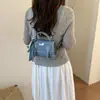 Bolso de Hombro de Moda Retro de Mezclilla para Mujer 2026 Nuevo Verano Bolso de Hombro Sencillo Bolso Cuadrado Pequeño Elegante de Moda