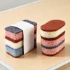 Esponja Engrosada de Alta Densidad, Esponja de Cocina Colorida, Cepillo para Sartenes Antiadherentes, Paño Doble Cara para Lavar Platos de Cocina, Estropajo