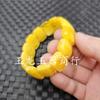 Pulsera de cuentas de cera de abeja de calabaza flotante fluorescente para agua salada pulsera de garra de gato de cera de abeja vieja sin placa de palabras pulsera de cuentas de ábaco pulsera