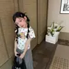 Ropa para Niños Niñas Camiseta de Manga Corta con Estampado de Dibujos Animados Estrellas Verano Casual Linda Suave Algodón