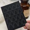 Explosiones Francesas Calados Pegatinas para Uñas Pintadas en Spray Modelado Mariposa Amor Plantilla de Doble Cara Tienda de Uñas Especial Pegatinas de Plantilla