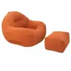 Sofá perezoso para una persona, popular en salas de estar, con diseño de cara sonriente, adecuado para dormitorios, balcones y espacios pequeños, sofá tatami de ocio tipo puf