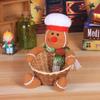Decoração de Natal Cesta de Doces Enfeites de Mesa de Natal Cesta de Doces para Presente de Crianças Decoração de Natal Caixa de Doces