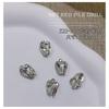 Joias para nail art 2024 novo broca empilhada coração torto quadrado broca super flash machado diamante amor rede vermelha explosão produto acabado