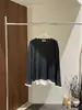 [Kaipu] Treze Estações Outono Simples e Elegante Patchwork de Lã Falso Duas Peças Cor Contrastante Manga Longa Camiseta Versátil TB4204