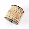 Corda de Veludo Coreana de Pele de Veado Dupla Face 2,4 mm, Corda de Veludo de Pele de Veado para Decoração, Material de Corda para Tecelagem de Embalagem de Caixa de Presente DIY Feita à Mão