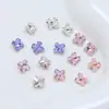 Dongzhou Diamante de Diamantes para Uñas Cruzados de 8 mm Joyería de Aretes DIY Diamante con Forma Especial Diamante de Fondo Puntiagudo Diamante Brillante Decoración Versátil para Uñas Diamante