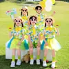 Uniformes de Jardín de Infancia, Disfraces de Desempeño del Día 61, Disfraces de Desempeño de Baile de Porristas, Uniformes de Escuela Primaria, Trajes de Manga Corta de Verano