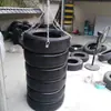 Saco de Boxeo Colgante para Casa para Adultos Saco de Arena Muay Thai Saco de Neumático Taekwondo Equipo de Entrenamiento para Gimnasio