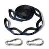 Hamaca Colgante para Exteriores Transfronteriza Silla Colgante Cuerdas de Amarre para Árbol Correas con Ganchos Correas de Amarre para Columpio