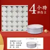 2 a 4 Horas, 100 Cápsulas de Ghee a Base de Plantas para Iluminación, Sin Humo, para Uso Doméstico, para Ofrecer a Buda, Velas en Cápsulas de Aluminio, Comestible