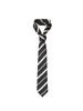 Cinturón de corbata a rayas rosa y negro coreano Estilo preppy Otoño e Invierno Nicho Bufanda casual Versátil accesorio de cintura de moda para mujer