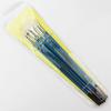 Tongchuan Art Supplies Pincel Leque de Cerdas de Porco Pincel Leque Rabo de Peixe para Aquarela Conjunto de 6 Pincéis para Guache