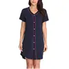Amazon Aliexpress Primavera/Verano 2026 Nuevo Pijama para Mujer Cárdigan Holgado de Manga Corta Cuello en V Ropa de Casa Sencilla para Mujer