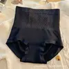 Calcinhas de nylon sem costura de cintura alta para controle da barriga para mulheres, confortáveis, respiráveis, não restritivas, simples e frescas, atacado de lingerie feminina