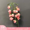 Tulipán Rosa Mesa Hotel Ramo Estilo Europeo Boda Rosa Claro Arreglo de Flores Artificiales Arreglo Floral Guía de Carretera