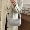 Bolso de Mano Grande de Felpa Estilo Coreano Nuevo Primavera Capacidad Grande Personalizado Popular Suave Pegajoso Cera Clase Bolso de Hombro para Viajes Diarios