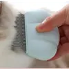 Escova de Higiene para Animais de Estimação Multiuso para Todos os Comprimentos de Pelo Formato de Concha Auto-Limpante Pente Massageador Ergonômico Pente para Animais de Estimação Gato Cachorro