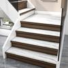 Alfombrilla de Escalón para Escaleras Interiores de Casa de Lujo Ligero, Adhesivo sin Frotar, Alfombrilla Antideslizante para Suelo, Alfombra de Escalón de Madera Maciza