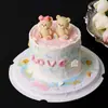 214 Decoración de Pastel para el Día de San Valentín Figura de Osito Azul y Rosa Sentado Pareja Confesión de Cumpleaños Decoración de Mesa de Postres