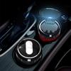 Venta caliente transfronteriza de AliExpress cenicero automático para coche con tapa de bomba cenicero para coche y hogar de doble uso multifunción con LED