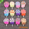 Lazos de Belleza para Comida y Juego, Paletas, Arcilla Suave, Pegamento en Crema para Teléfono Móvil, Accesorios de Materiales DIY para Fotos Artificiales, Imanes para Refrigerador