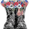 Adornos colgantes para coches militares estadounidenses transfronterizos, botas militares personalizadas, decoración navideña patriótica, regalos para veteranos, colgante