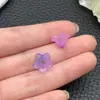 Acrílico Flor de Durazno de Cinco Pétalos Pétalos Pequeños Flor Hueca Tridimensional DIY Hecho a Mano Estilo Antiguo Materiales para Pasadores Accesorios