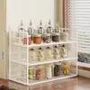 Estante de Especias para Cocina Estante Multifuncional para Almacenamiento de Condimentos en Encimera Organizador de Utensilios de Cocina para Aceite Sal Salsa de Soja Vinagre Estante