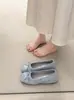 Zapatos planos de ballet poco profundos de punta redonda suave estilo francés, nuevos mocasines vintage color rosa otoño 2026, mocasines elegantes para mujer, modernos