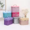 2023 Nova Popular Grade Prismática Bolsa Conveniente Caixa de Armazenamento de Maquiagem de Alta Qualidade Gaveta de Beleza Tipo Mini Bolsa