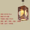 Nova lanterna vermelha de cerâmica Jingdezhen estilo chinês para entrada, hall de entrada, varanda, montada no teto, adequada para pousada, pode ser usada como luminária pendente