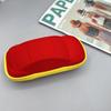 Lindo coche de dibujos animados gafas de sol para niños gafas de sol caja de gafas caja de almacenamiento de papelería portátil caja con cremallera de color