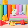 Papel Colorido Artesanal Origami Recorte de Papel Infantil Jardim de Infância Pássaros de Papel Papel para Impressão Material DIY Papel 100 Folhas de Papel Criativo para Rabiscar