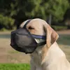 Focinheira para cachorro anti-latido nova focinheira para pet focinheira de malha Cão anti-mordida anti-comer anti-latido respirável pet