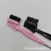 Nuevo cepillo de cejas de aguja de acero pincel de maquillaje herramientas de maquillaje de belleza cepillo de pestañas cepillo de borde de pelo cepillo de cejas multifuncional cepillo para el cabello al por mayor