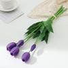 Lírio do vale simulação mini tulipa tulipa pu flor artificial flor artificial decoração buquê falso flor simulação flor