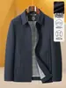 Jaqueta para o Pai, Roupa de Exterior Casual para Primavera e Outono, Novo Estilo Primavera e Outono para Meia-Idade e Idosos, Jaqueta Masculina de Caimento Solto