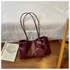 Comercio exterior Oh enviar bolso de hombro único de cuero encerado para mujer bolso nuevo elegante de alta gama para el trabajo bolso de mano para salir bolso de axila