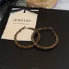 Brincos de Argola com Estampa de Leopardo Retro Coreanos, Novos Brincos Grandes da Moda, Elegantes de Alta Qualidade, Pequenos Brincos que Valorizam o Rosto