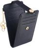 2026 Novo Modelo Transfronteiriço Porta-Cartões Feminino de Couro de Grande Capacidade Porta-Cartões Múltiplos Rfid Bolsa para Celular com Zíper Carteira Multifuncional