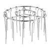 Rejilla para Freidora de Aire Horno Doméstico Acero Inoxidable Rejilla para Asador Rejilla Vertical para Barbacoa para Asar Carne y Brochetas