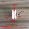 Rolamentos para máquinas-ferramenta CNC de torno, rodas para portas automáticas deslizantes, trilhos de deslizamento, rodas em forma de U e V para chapas metálicas