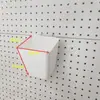 Accesorios para tablero perforado de metal con espaciado de 1.6 y 2.5 mm entre agujeros, adecuados para almacenamiento en el hogar, cestas colgantes, bandejas y accesorios